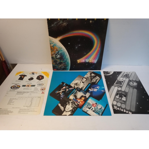 48 - Rainbow Down to Earth LP, In Lovely Condition