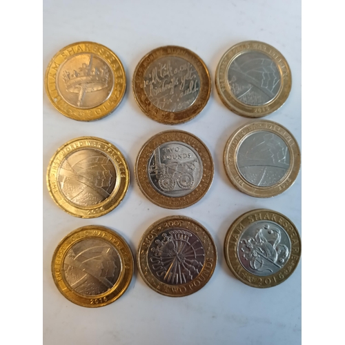 6 - 9 Assorted Collectors £2 Coins