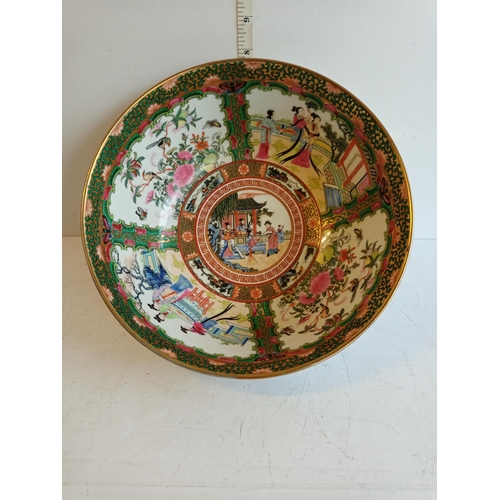 66 - Oriental Bowl, Nicely Decorated