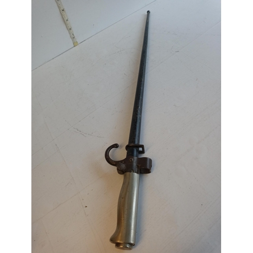 69 - French Bayonet with Sheath, In Lovely Condition