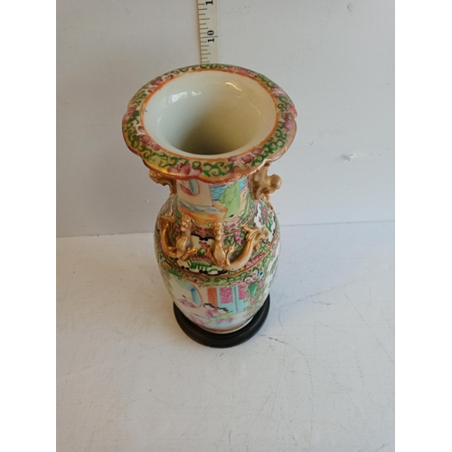 71 - Oriental Vase on Stand