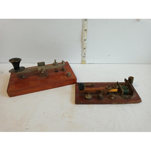 90 - 2 WW1 Morse Code Units