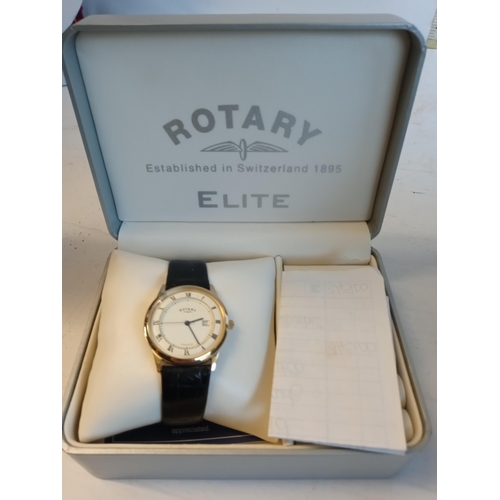 91 - Good Quality Rotary Wrist Watch in Working Order, Boxed