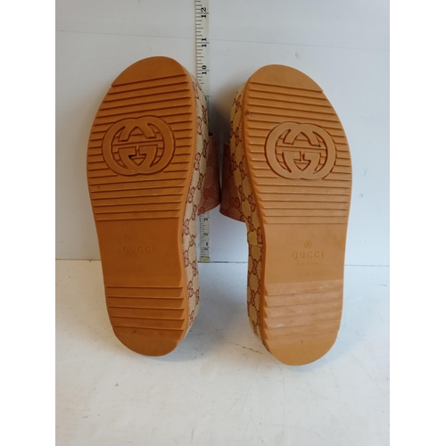 139 - Pair of Genuine Gucci Flip Flops