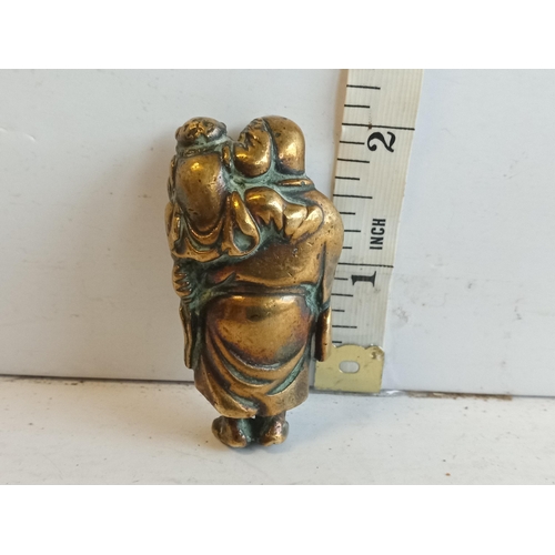 14 - Small Antique Bronze Buddha