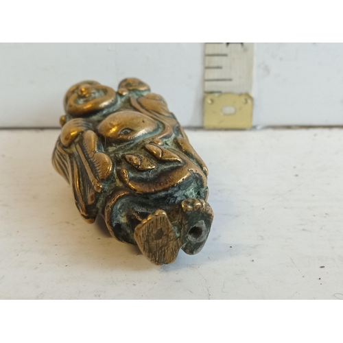 14 - Small Antique Bronze Buddha