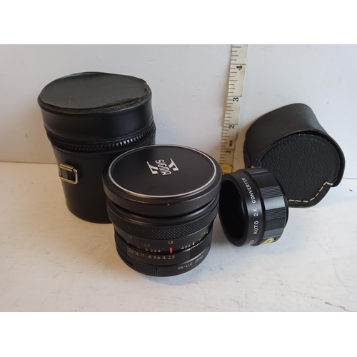 148 - 2 Camera Lenses with Cases