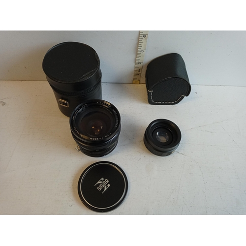 148 - 2 Camera Lenses with Cases