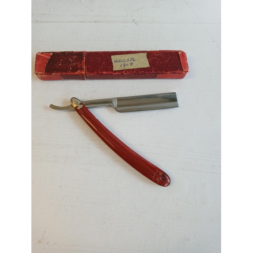 179 - Cut Throat Razor with Case