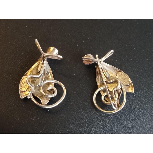 18 - Scandinavian Silver Designer Earrings