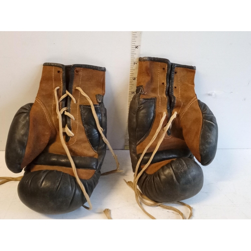 251 - Pair of 1920's Boxing Gloves