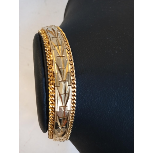 27 - Yellow Metal Bracelet, Nice Quality