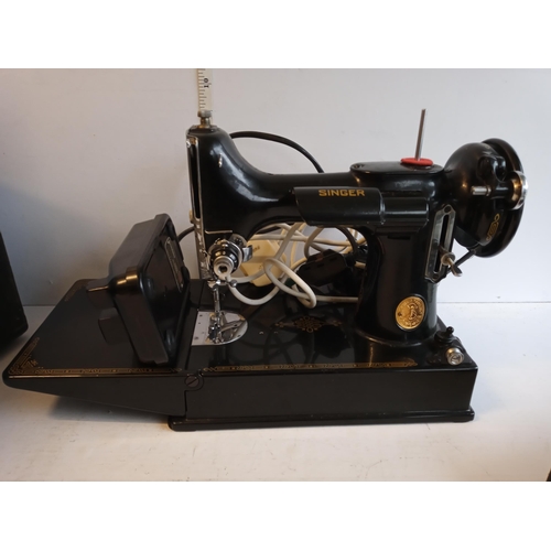 315 - Singer Portable Electric Sewing Machine, Number 221K1,