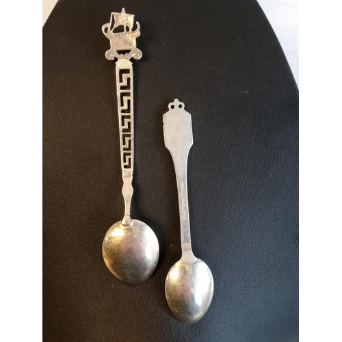 49 - 2 Solid Silver Norwegian Spoons