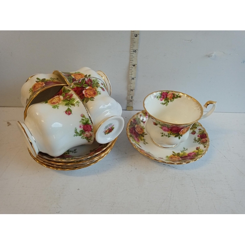 75 - 5 Royal Albert Cups & Saucers