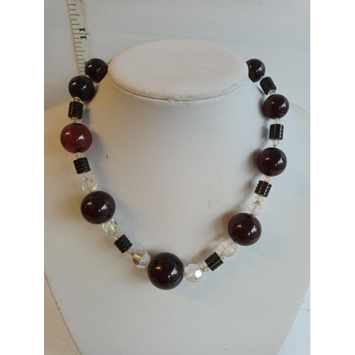 8 - Red Faturan  Necklace