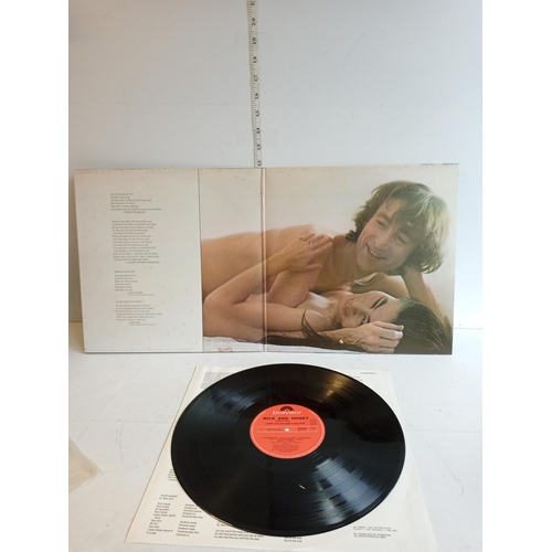 91 - John Lennon & Yoko Ono, Milk & Honey Lp, In Lovely Condition