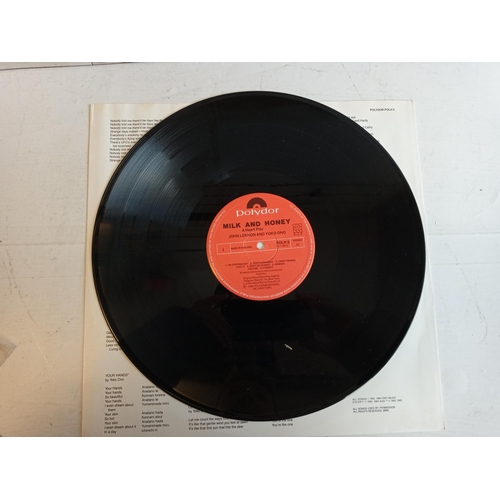 91 - John Lennon & Yoko Ono, Milk & Honey Lp, In Lovely Condition