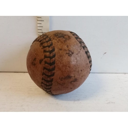 85 - Vintage Leather Base Ball