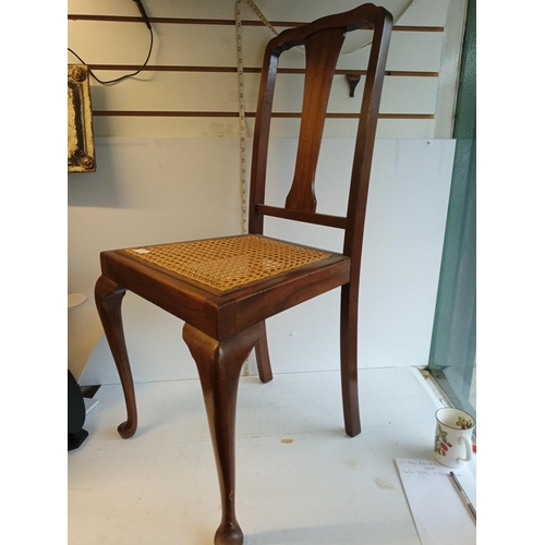 150 - Antique Rush Seat Chair, Collection Only