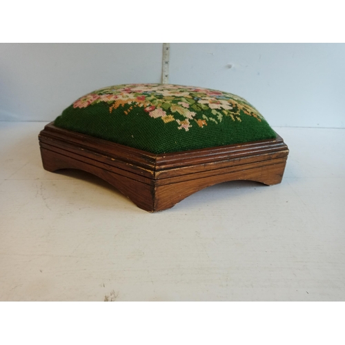 172 - Tapestry Top Foot Stool