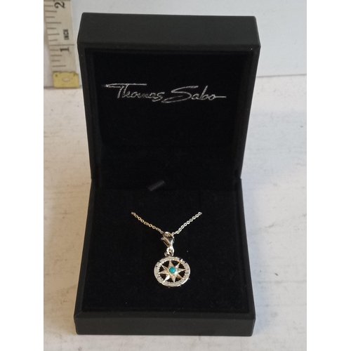 183 - Silver Thomas Sabo Necklace & Pendant