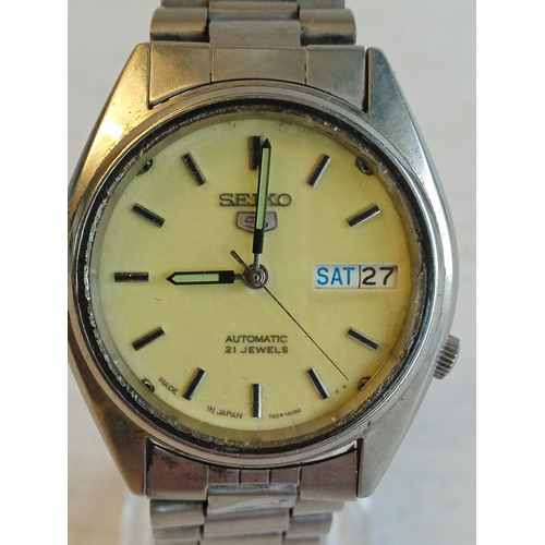 215 - Seiko Gents Automatic Wrist Watch in Working Order