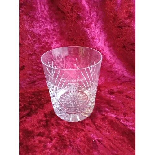 247 - Rolls Royce Crystal Whiskey Tumbler