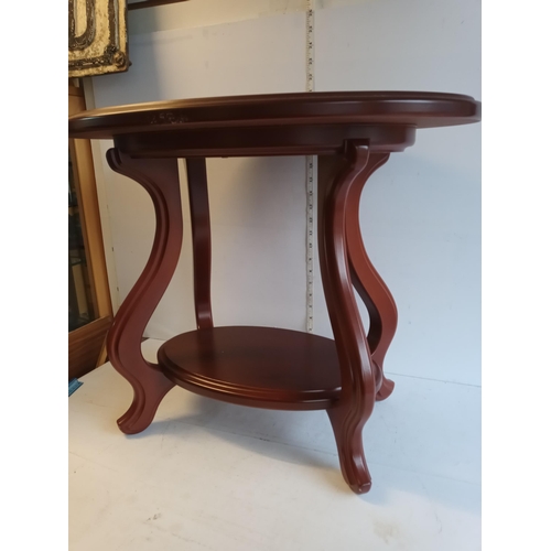 257 - Heavy Wooden Side Table, Collection Only