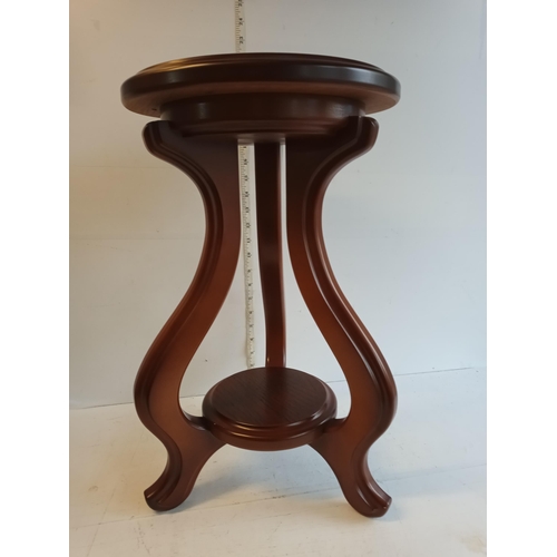 258 - Round 3 Legged Lamp Table, Collection Only