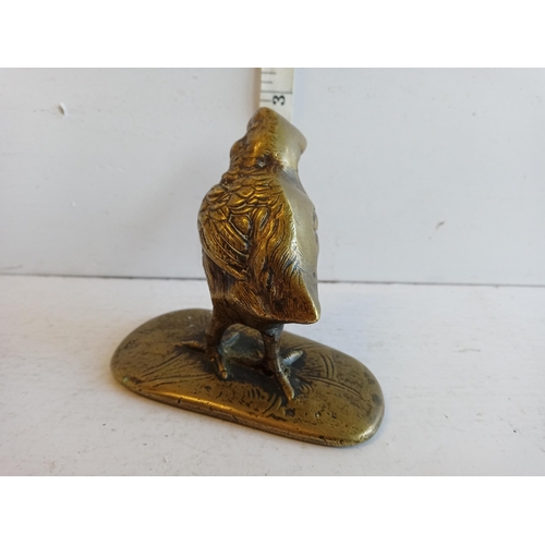 28 - Antique Bronze Bird with Foundry Numbers