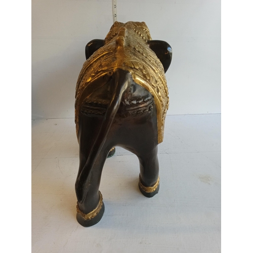 44 - Large Heavy Bronze Elephant, Collection Only