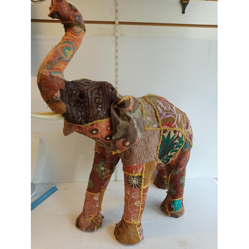 56 - Large Cloth Elephant, Collection Only