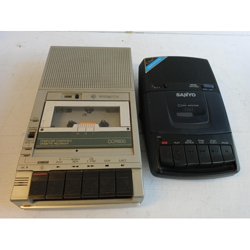 62 - 2 Vintage Cassette Players/Recorders