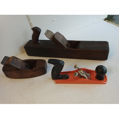 67 - 3 Assorted Wood Planes