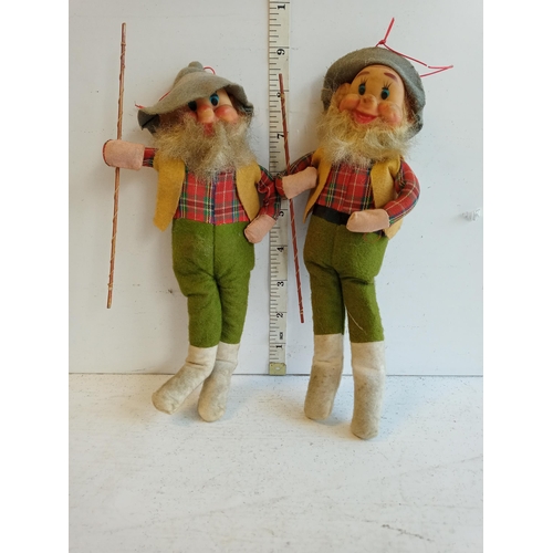 72 - 2 Small Stuffed Gnomes