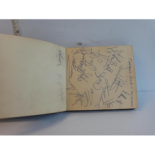 22 - Early 1950's Rugby Autograph Book