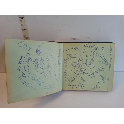 22 - Early 1950's Rugby Autograph Book