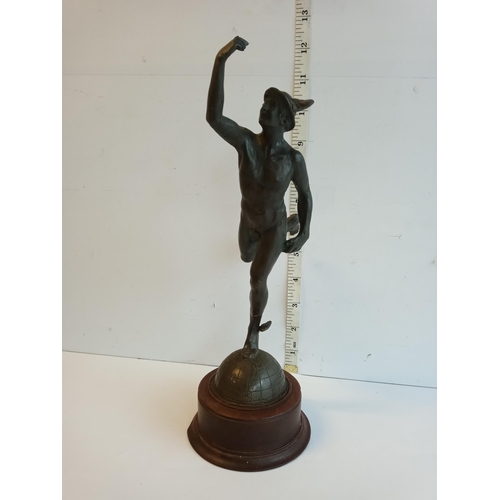 3 - Spelter Statue