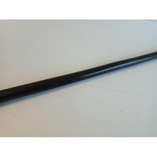 137 - Good Heavy Ebony Walking Cane