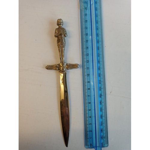 187 - Medieval Style Handle Letter Opener