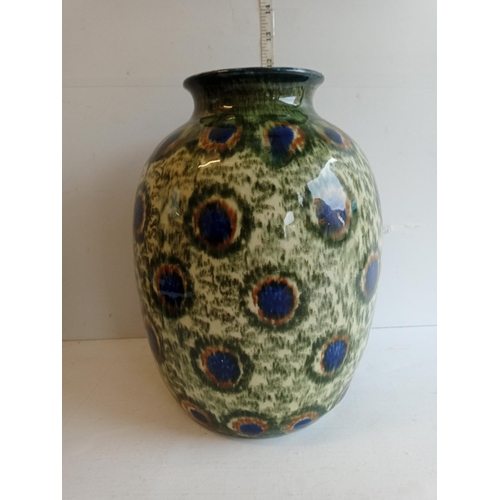 18 - Friedrich Festersen Peacock Vase Circa 1904