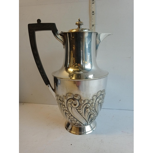 197 - Very Nice Quality Silver Plated Coffee Pot, Art Nouveau