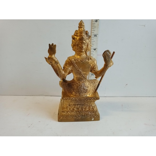 205 - Guilt Metal Goddess Figure