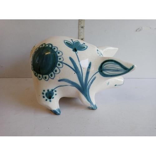 21 - David Sharpe Rye Pottery Money Saving Pig