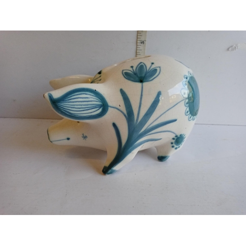 21 - David Sharpe Rye Pottery Money Saving Pig