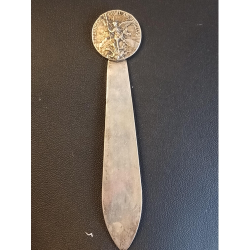 233 - Solid Silver Coin Bookmark