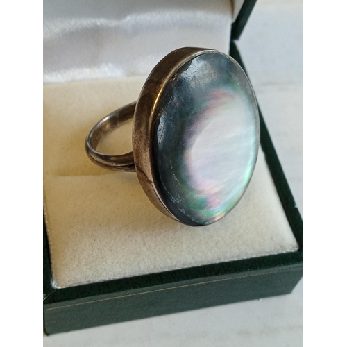 234 - Silver Ring with Stone