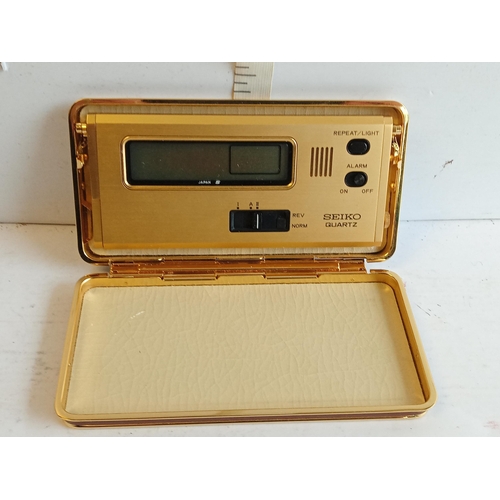 242 - Seiko Quartz Good Quality Travel Clock