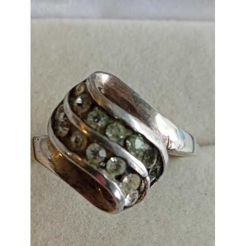 5 Assorted Silver Ladies Rings